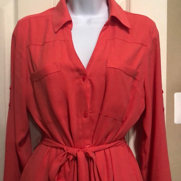 Gorgeous coral Express dress - Picture 3 of 3